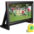 thumbnail image 1 of Inflatable Projector Screen 24FT, Blow Up Projection Screen with Air Blower, Home Theater for Movie Nights, Inflatable Movie Screen Outdoor Backyards Pool BBQ Party - Front/Rear Projection, 1 of 8