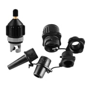 Inflatable Pumps Adaptor Converter with 4 Air Valves Nozzles Paddleboard Pumps Attachment Paddleboard Pumps Adapter