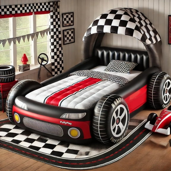 Inflatable Race Car Bed