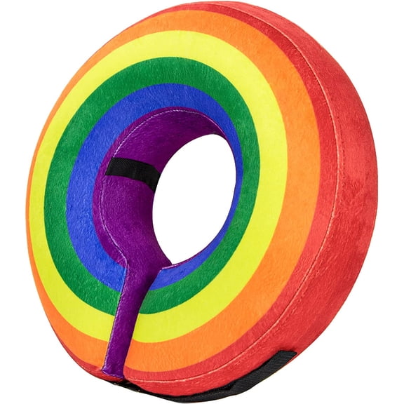 Inflatable Recovery Collar (Donut/E-Collar) – Soft Cone Alternative for Dogs and Cats of All Sizes, After-Surgery Neck Protection