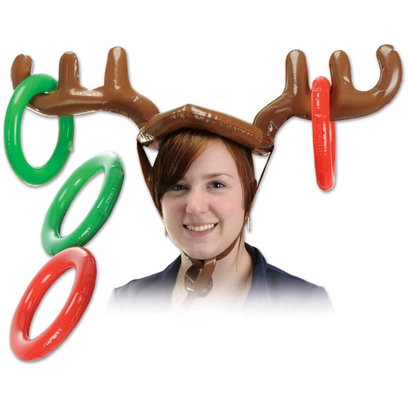 Inflatable Reindeer Ring Toss Game