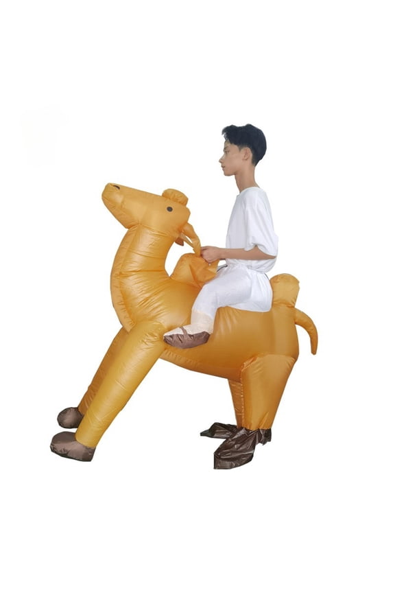 Inflatable Ride-On Camel Costume - Fun Inflatable Outfit for Parties & Role-Play, Adult (4.96.2 ft) Inflatable Party Cosplay Costume