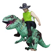 Inflatable Ride on Dinosaur Costume Adult T-Rex Dinosaur Costume Adults Funny Cosplay Halloween