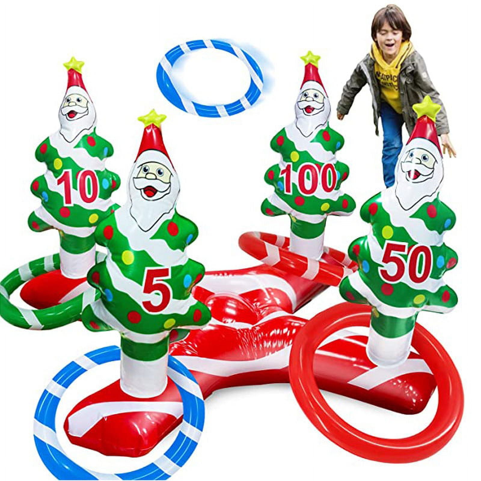 Inflatable Ring Toss Games Christmas Tree Throwing Ring Toss Game
