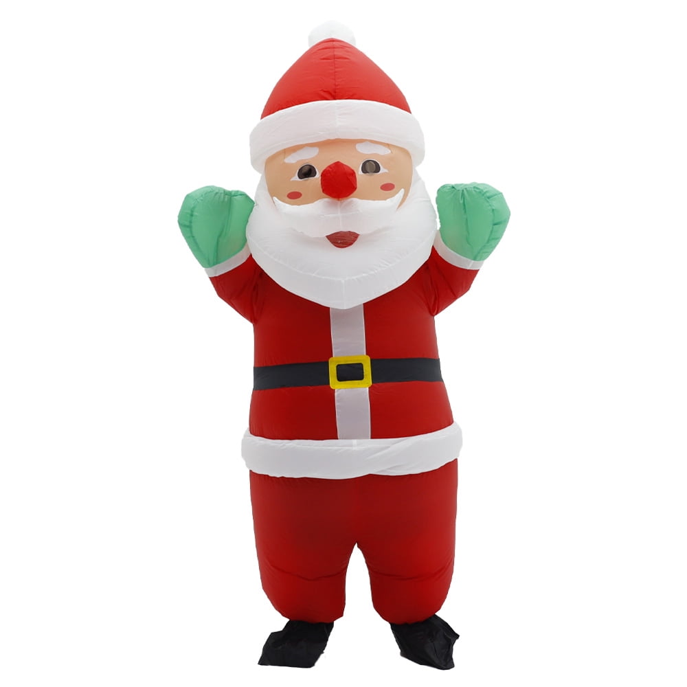 Inflatable Santa Claus Christmas Costume for Adult Funny Blow up Funny ...