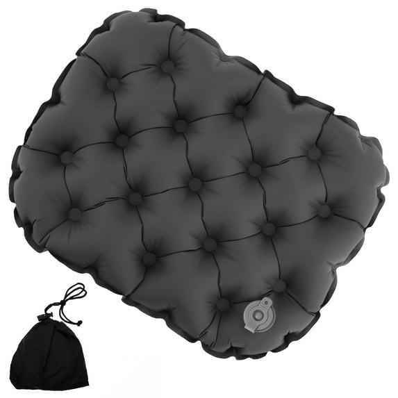Inflatable Seat Cushion Comfortable Airplane Seat Cushion Portable Travel Air Sitting Pad for Office Outdoor Camping,15.75*11.81in