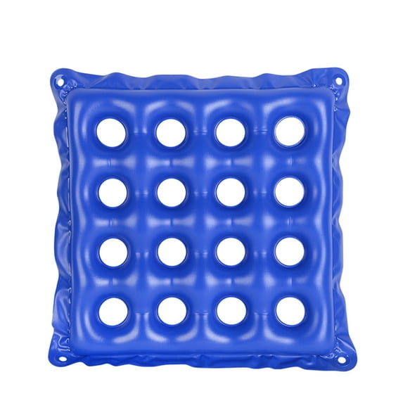 Inflatable Seat Cushion With Hole Square Design, Anti-Bedsore Support For Household Chair Wheelchair, Includes Air Pump For Easy Inflation
