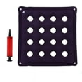 thumbnail image 1 of Inflatable Seat, Square Inflatable Coccyx Cushion, Dark Blue Wheelchair Air Cushion for Bed Sore, Professional Inflatable Comfortable Seat Cushion Chair Cushion for Work Home Use Car or Office, 1 of 7