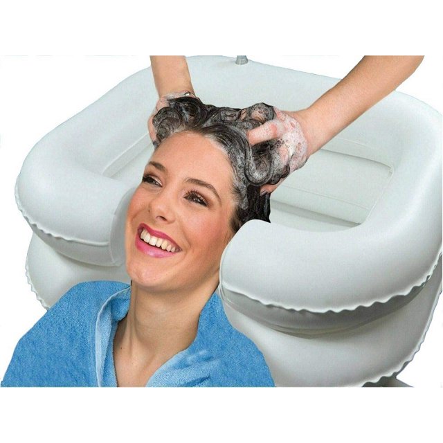 Inflatable Shampoo Basin Portable Shampoo Bowl, Hair Washing Basin