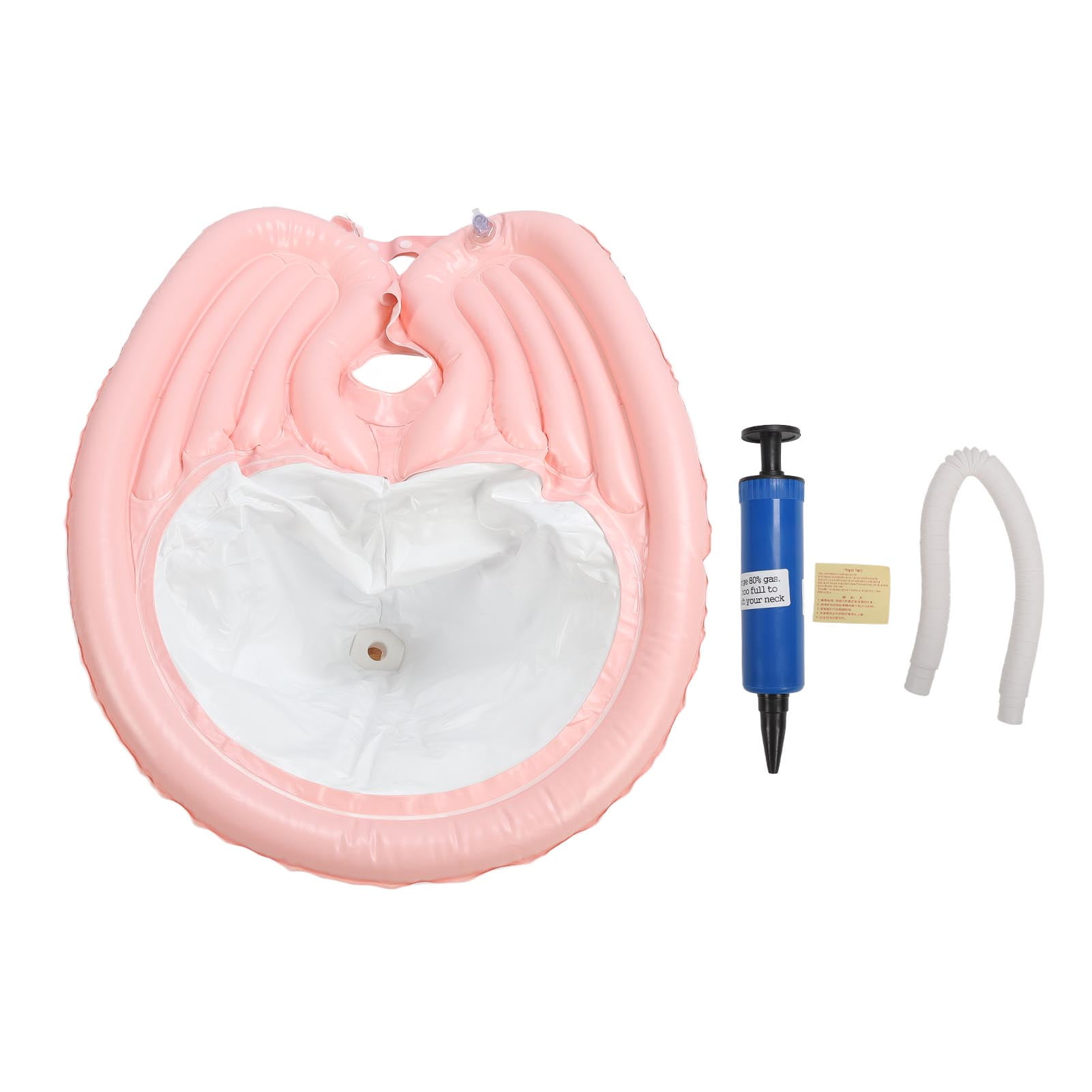 Inflatable Shampoo Basin Portable Hair Washing Tray with Air Pump for Bedridden Handicapped