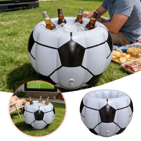 Inflatable Shaped Ice Chiller for Events and Parties Reusable Portable Ice Bucket for Football Beach Birthday Pool Gatherings
