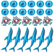Inflatable Shark Character Assortment - 23 pc
