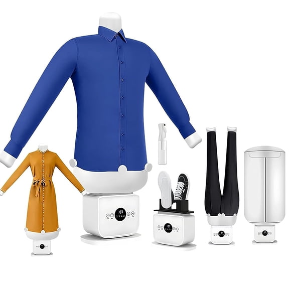 Inflatable Shirt Ironing Machine,Hands-Free Clothes Dryer & Wrinkle Remover | 60-70 C Max Temp Control,Includes with 109 Pores Versatile Iron,Four Temperature Settings,for Shirts Pants Designed