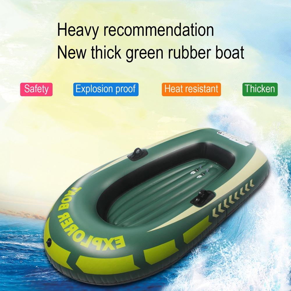 Inflatable Single Boat Thickening PVC Boat for River Lake Dinghy Boat Pump  Fishing Leisure Boat 