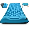 Inflatable Sleeping Pad 79 x 28 in Camping Air Mattress with Pillow