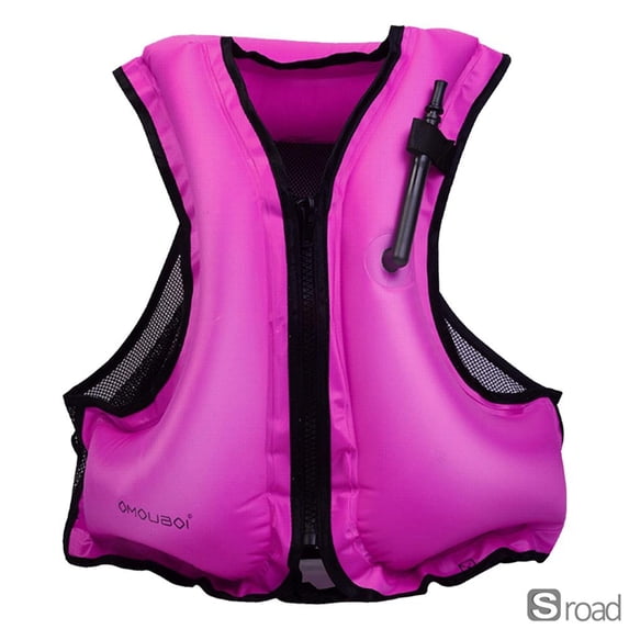 Inflatable Snorkeling Vest, Adjustable Buoyancy Aid For Swimming & Water Sports, Breathable Vest For Adults Teens, Kayaking Boating