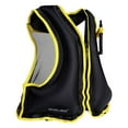 thumbnail image 1 of Inflatable Snorkeling Vest, Adjustable Buoyancy Aid For Swimming & Water Sports, Breathable Vest For Adults Teens, Kayaking Boating, 1 of 7
