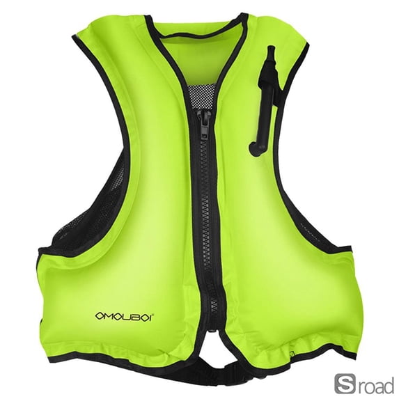 Inflatable Snorkeling Vest, Adjustable Buoyancy Aid For Swimming & Water Sports, Breathable Vest For Adults Teens, Kayaking Boating