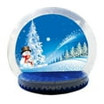 thumbnail image 1 of Inflatable Snow Globe 10ft Christmas Decoration Transparent Bubble Tent with Printed Background, Blower and Pump, Repair kit, 1 of 6