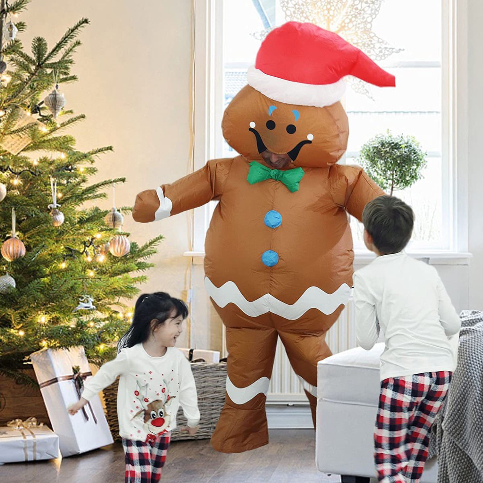 Inflatable Snowman Anime Design Vivid Image Christmas Dress Up