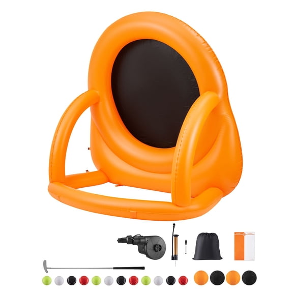 Inflatable Soccer Dart Board, over 6 ft High Giant Soccer Dart Board with 4 Kick Ball