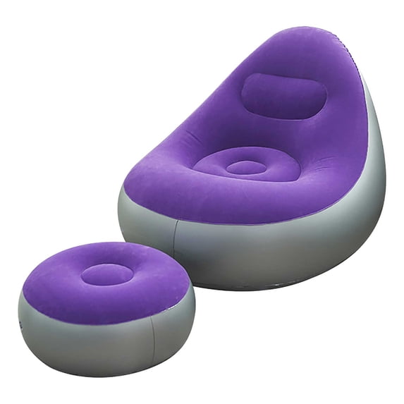 Inflatable Sofa Bean Bag Inflatable Lounge Chair Inflatable Lazy Sofa Folding Portable Inflatable Chair for Living Room Bedroom Balcony Reading Room