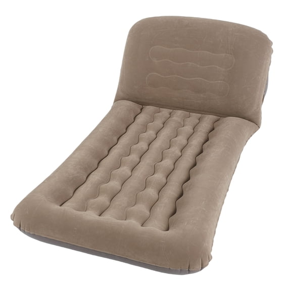 Inflatable Sofa Bed Air Mattress with Adjustable Backrest Foldable Flocked PVC for Camping Beach Travel Outdoor Home Use