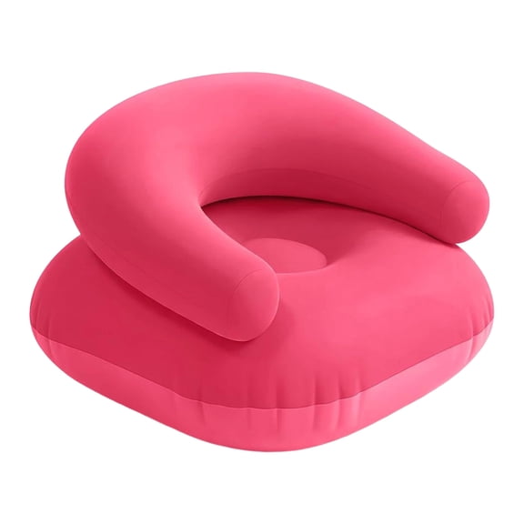 Inflatable Sofa Chairs Portable Single Chair with Armrests And Backrest For Home Yard Camping Beaches Vacation Relax