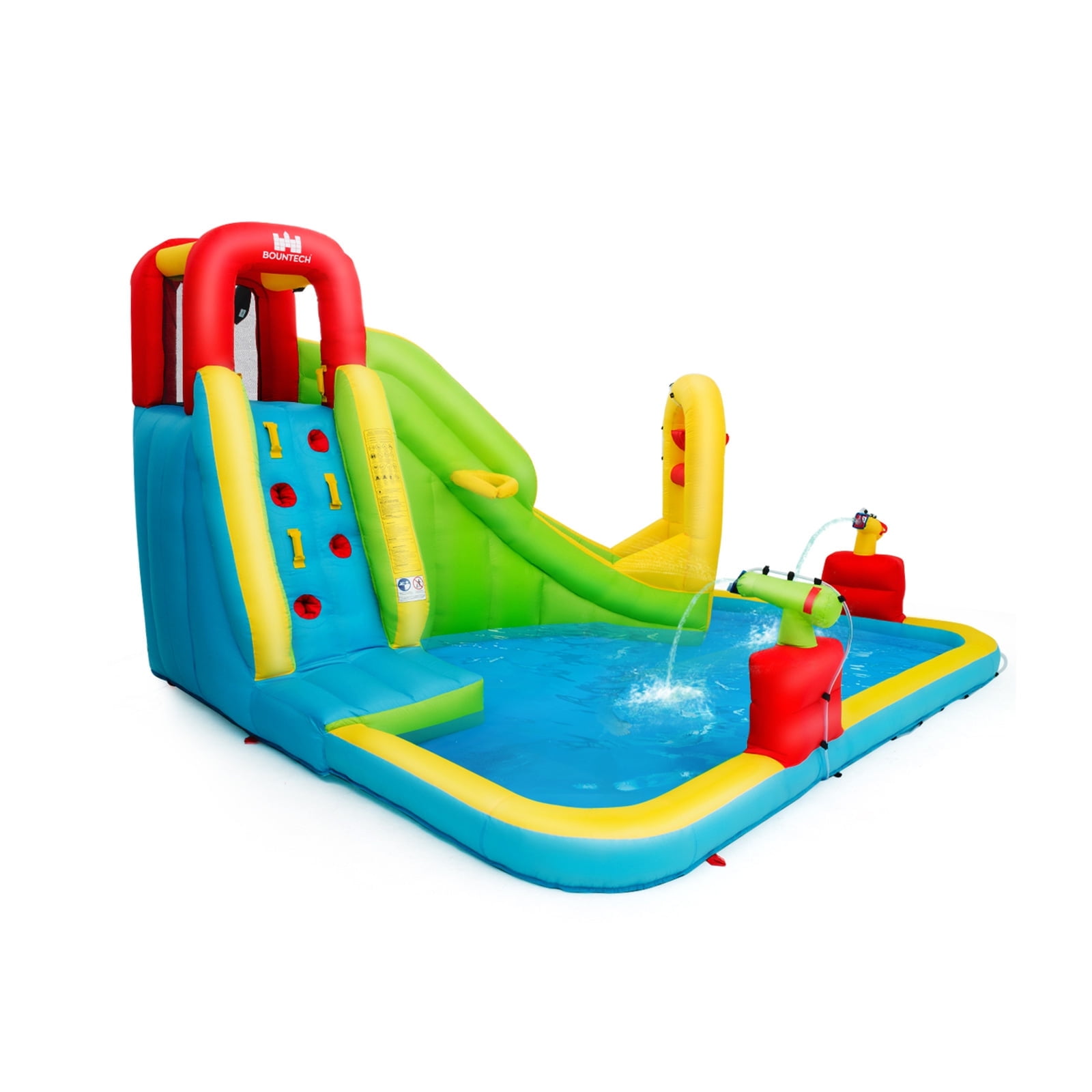 Splash Jump Inflatable Splash Jump Slide Water Bounce without Blower - Walmart.com