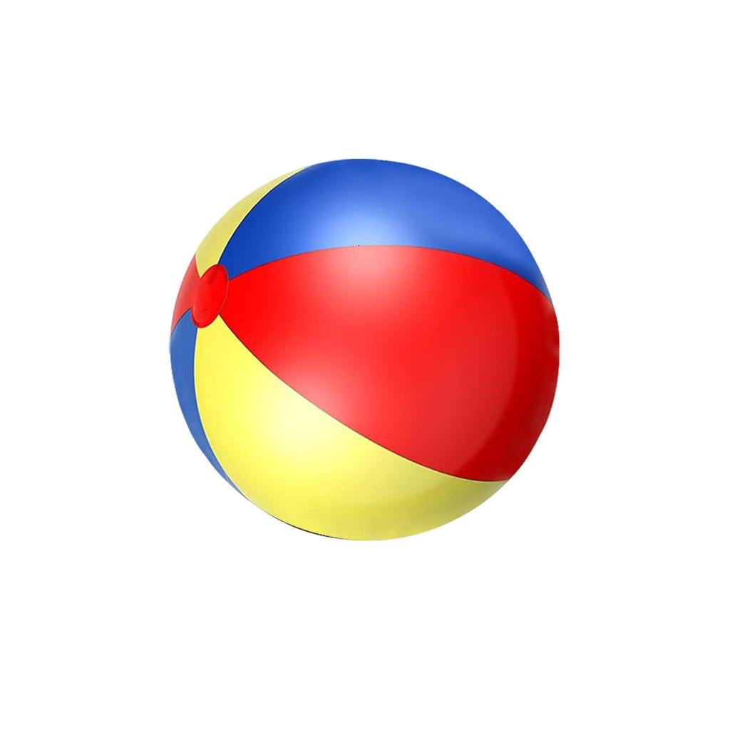 Large Colorful Football Sports Training Outdoor Game Beach Elastics Ball for Swimming Carnivals Event