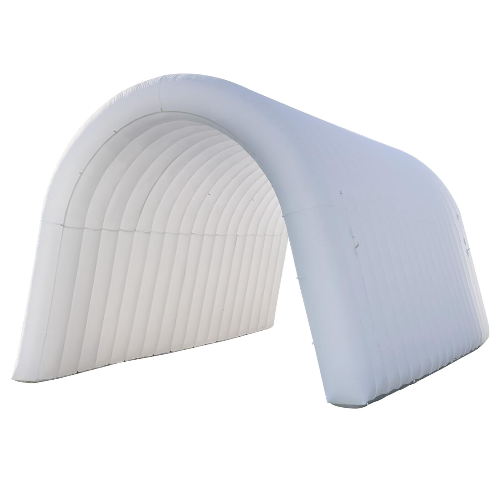Inflatable Sports Tunnel Entrance 20x10x10FT White, One Air Blower – Event Inflatable Tunnel Tent for Team Intros, Business Promotion, Trade Shows, Advertising & Exhibitions