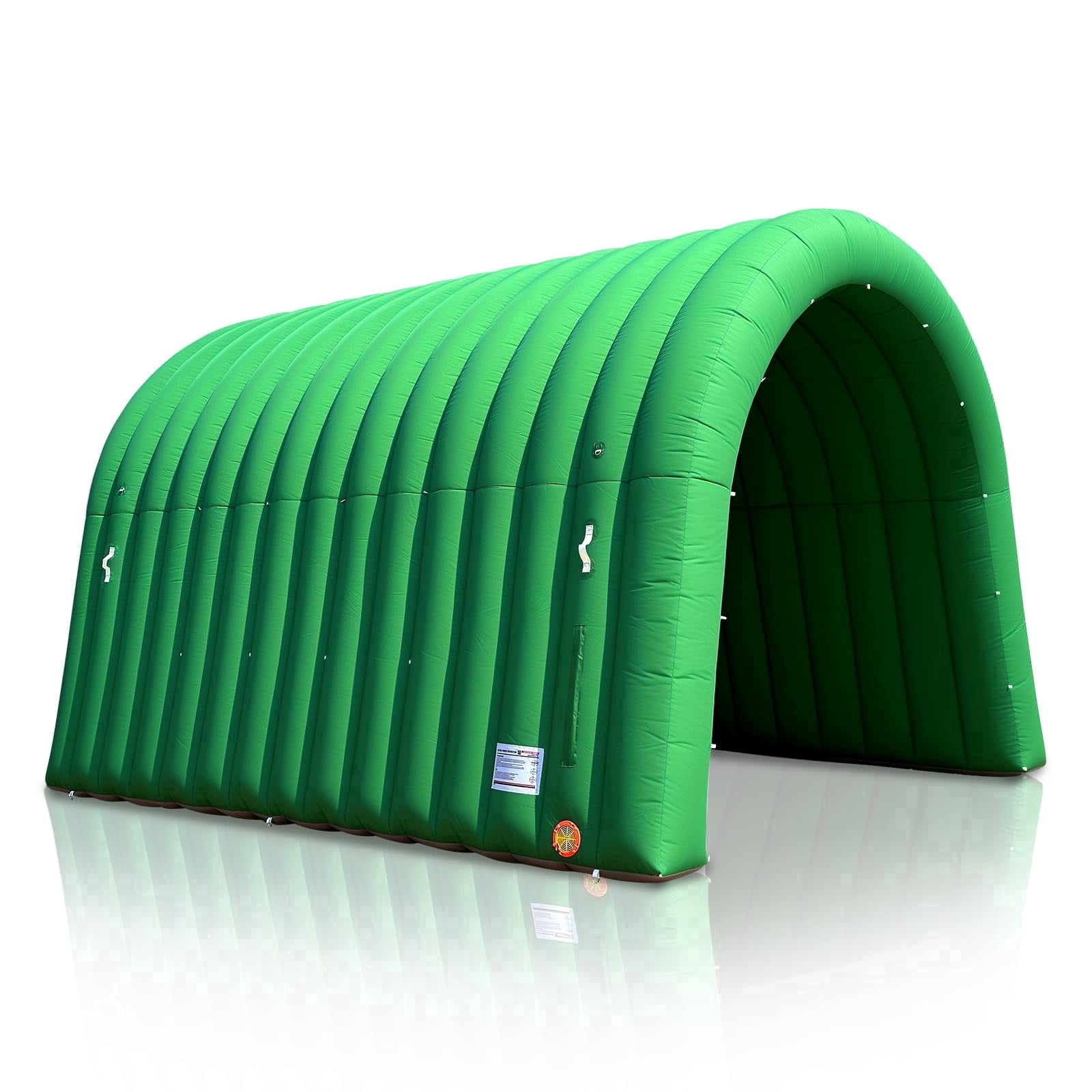 Inflatable Sports Tunnel Arch with Blower 16x10x10ft Dark green Event Entrance for Exhibitions Shops Schools & Supermarkets