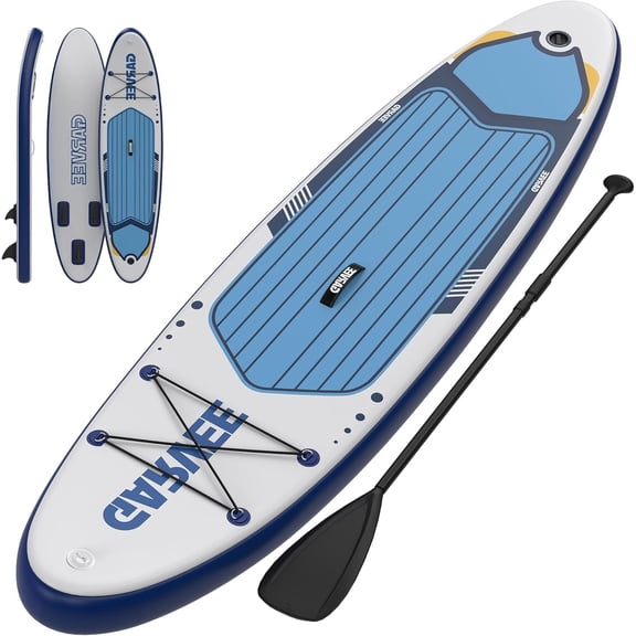 Inflatable Stand Up Paddle Board for Adults, 10.6 ft SUP Board with Premium Accessories, Non-Slip Deck, Ultra-Light Backpack, Pump, Ankle Leash, 300 lb Capacity