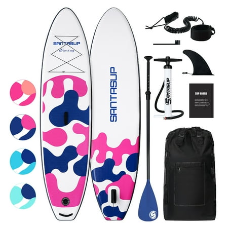 Inflatable Stand Up Paddle Board Adults Double Action Hand Pump Travel Backpack
