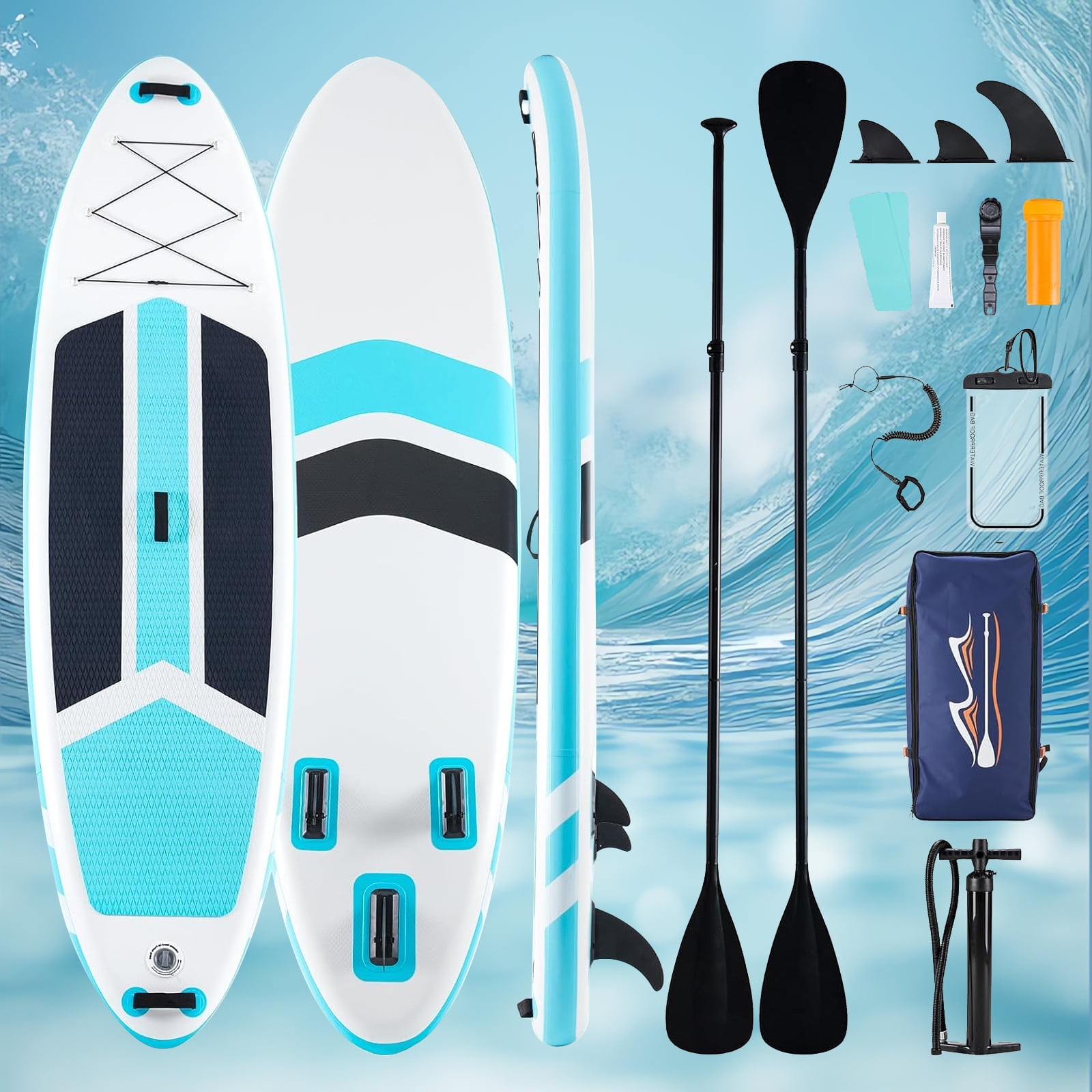 Inflatable Stand Up Paddle Board with Premium SUP Paddleboard