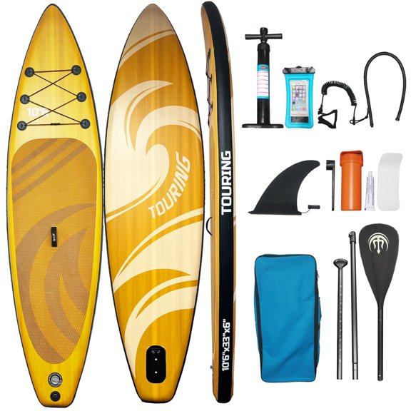 Inflatable Stand Up Paddle Boards,10 ft 6 in with Premium SUP Paddle Board Accessories, Wide Stable Design, Non-Slip Comfort Deck for Youth & Adults