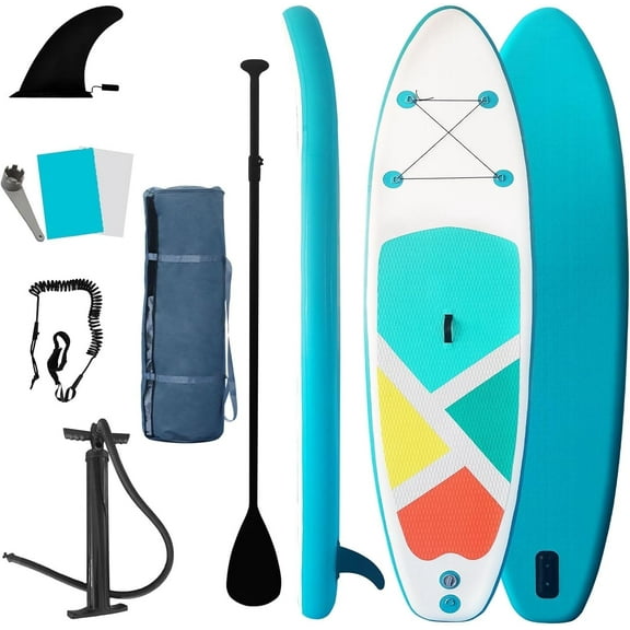 XHYHWYD 10ft Inflatable Stand-Up Paddle Board for Adults, Extra Wide Stable Yoga Paddleboard