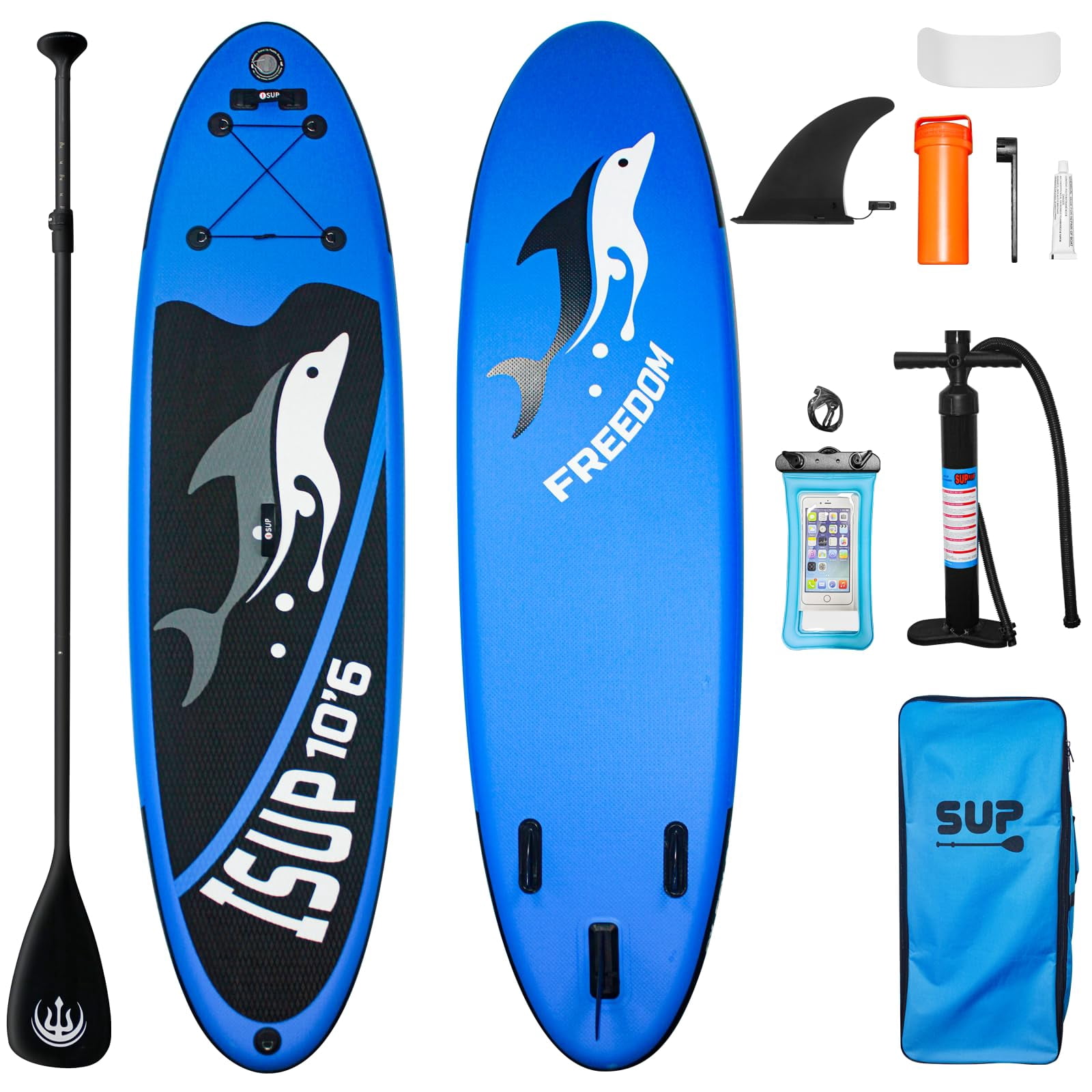 Inflatable Stand Up Paddle Boards, with SUP Paddle Board Accessories, Wide Stable Design, Non-Slip Comfort Deck for Youth & Adults