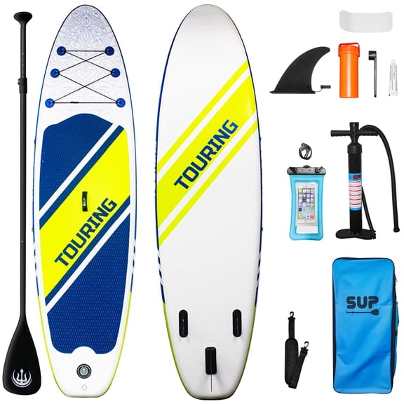 Inflatable Stand Up Paddle Boards, with SUP Paddle Board Accessories, Wide Stable Design, Non-Slip Comfort Deck for Youth & Adults