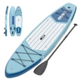 thumbnail image 1 of Inflatable Stand-Up Paddleboard, 10.6-Foot Paddle Board, Portable SUP for Yoga & Fishing, for Beginners, Large Paddle with Camera Mount, 1 of 6