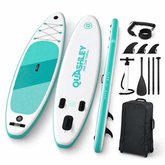 Inflatable Stand Up Paddleboard, 10'6" x 34", Aquablue, All-Around SUP for Beginners