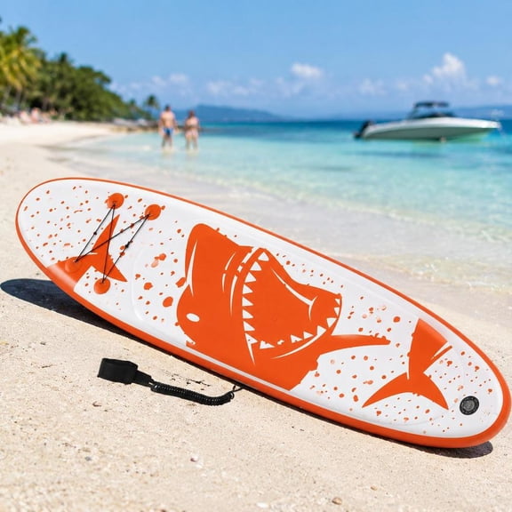 Inflatable Stand up Paddle Board, with backpack, aluminum paddle, pump, leash, non-slip deck