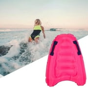 Inflatable Surf Body Board,Inflatable Surfboard Kickboard with Handles, Summer Water Fun Toy for Both Kids and Adult Summer Water Fun Toy for Both Kids and Adult