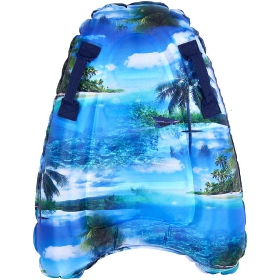Inflatable Surf Body Board with Handles Beach Surfing Float for Slip Pool Water Game Float Board Swimming Pool Floating Water for Surfing Beginners