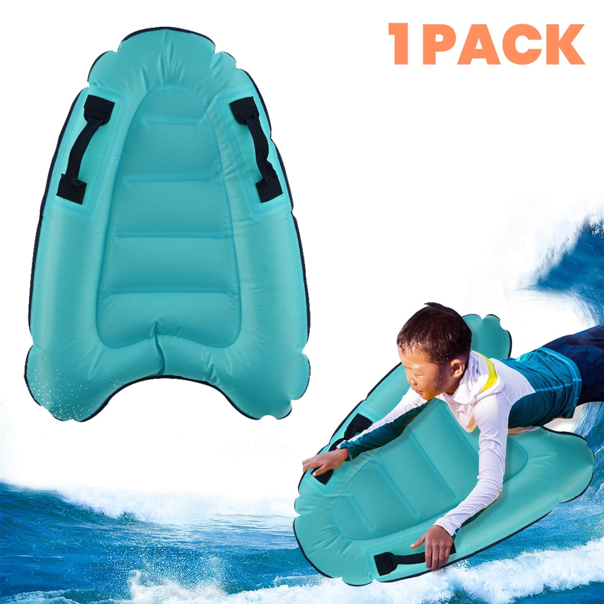 9 Pcs Inflatable Body Boards For Water Slides, Pool Slide Inflatable Surfboard 21 2 X 15 Inch Portable Surf Boards For Kids Garden Lawn Water Slide Accessories