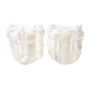 Inflatable Swim Arm Bands, PVC Swimming Arm Floaties with Sequins, Adjustable Water Wings for Pool Beach Training