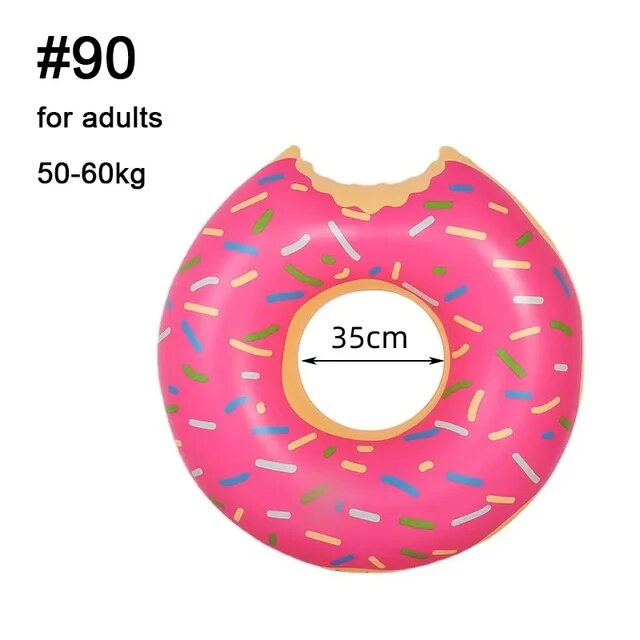 Inflatable Swim Ring Adult Children Swim Ring Ring Swimming Pool Float