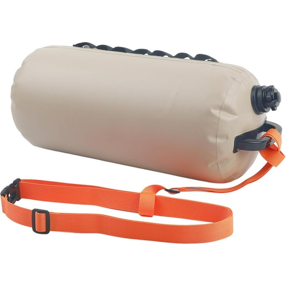 Inflatable Swiming Buoy Water Tank: Swim Buoy for Open Water, Foldable Water Storage Bag with Adjustable Strap, Water Weight Bags, for Camping Hiking and Outdoor Exploration