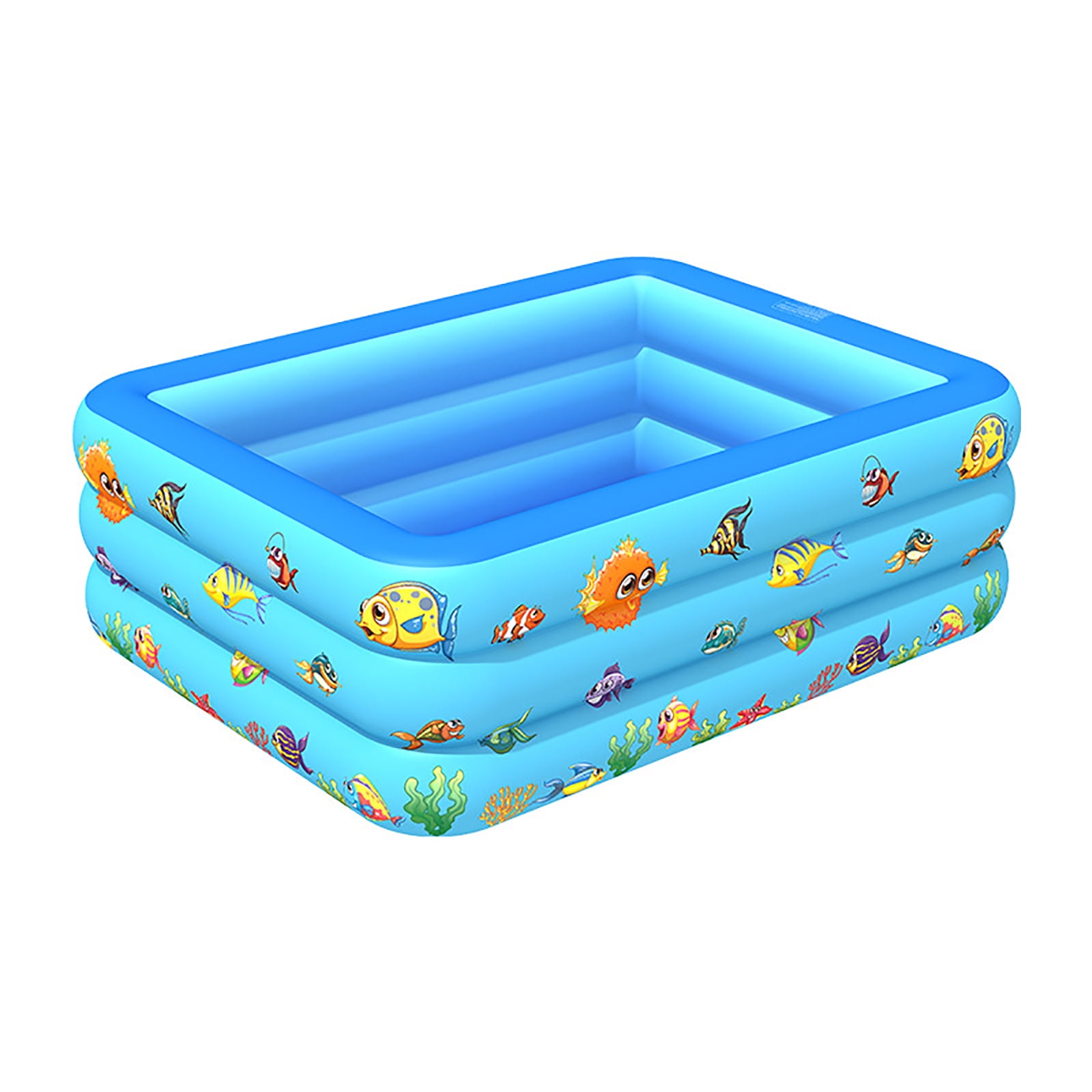 Inflatable Swimming Kiddie Pool for Adults Kids Ages 6-12, Size 79 X 47 ...