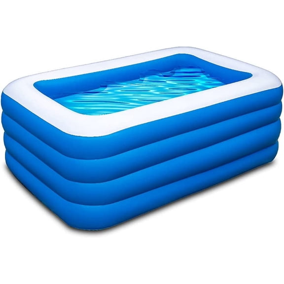 Inflatable Swimming Pool,70x55x29 inch Inflatable Family Swimming Pool, Summer Water Party, Adults, Outdoor, Garden, Backyard